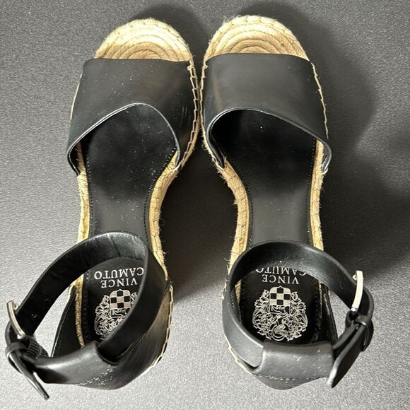 VINCE CAMUTO BLACK ESPADRILLE SIZE 9 - Picture 9 of 10